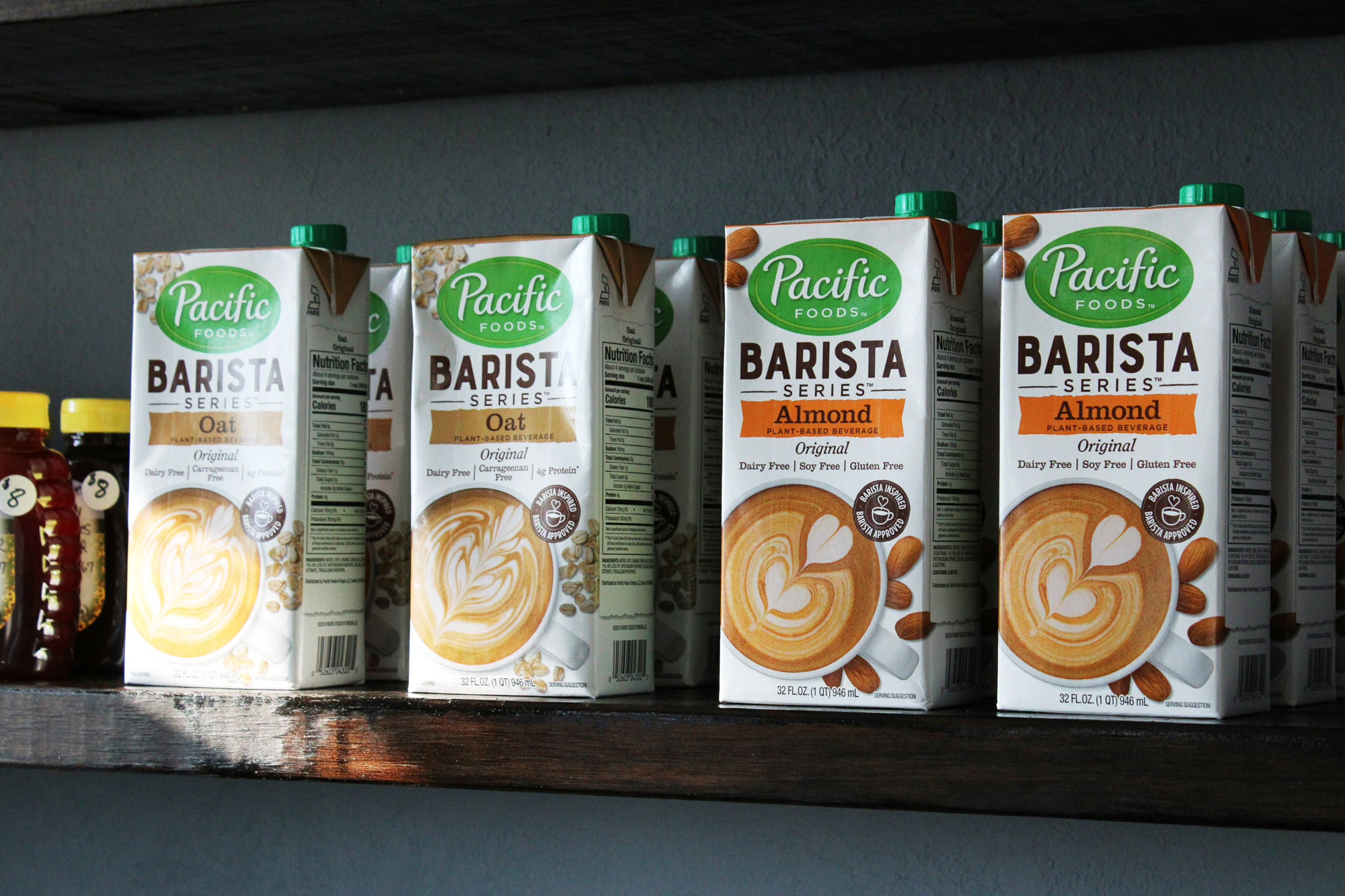 Latté s rostlinným mlékem